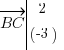 vec{BC} tabular{000}{10}{2 (-3)} vec{BC} tabular{000}{10}{2 (-3)}