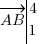 vec{AB} tabular{000}{10}{4 1} vec{AB} tabular{000}{10}{4 1}