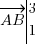 vec {AB} tabular{000}{10}{3 1} vec {AB} tabular{000}{10}{3 1}