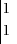 tabular{000}{10}{1 1} tabular{000}{10}{1 1}