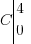 C tabular{000}{10}{4 0} C tabular{000}{10}{4 0}