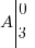 A tabular{000}{10}{0 3} A tabular{000}{10}{0 3}