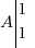 A tabular{000}{10}{1 1} A tabular{000}{10}{1 1}